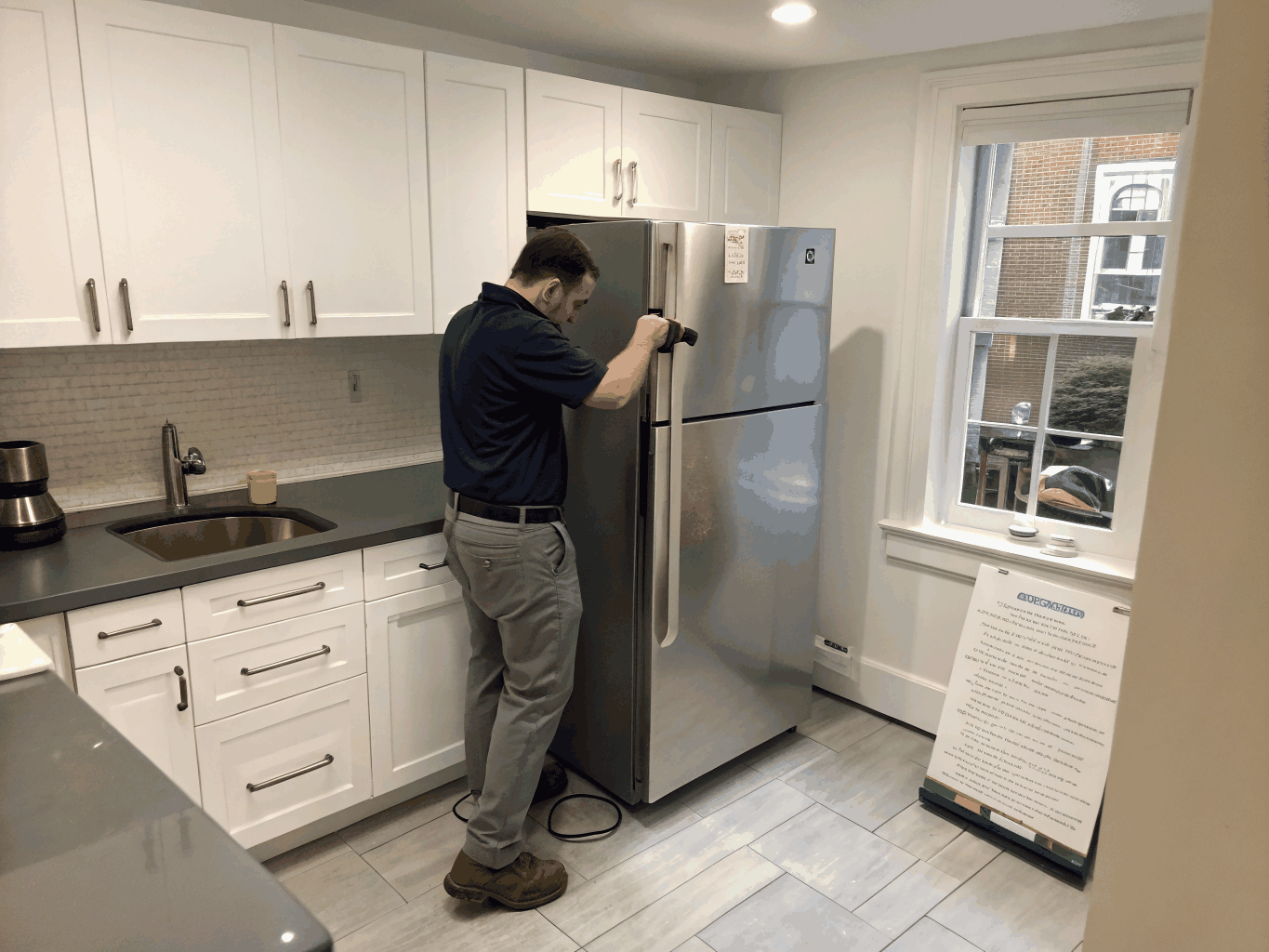 KitchenAid undercounter clear ice maker repair technician