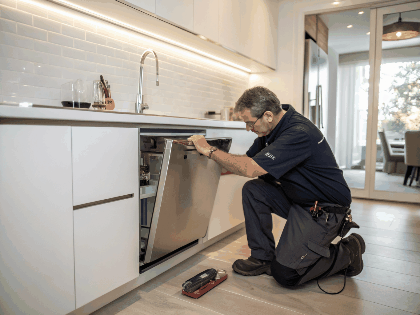 Maytag dishwasher pump and electronic control board inspection