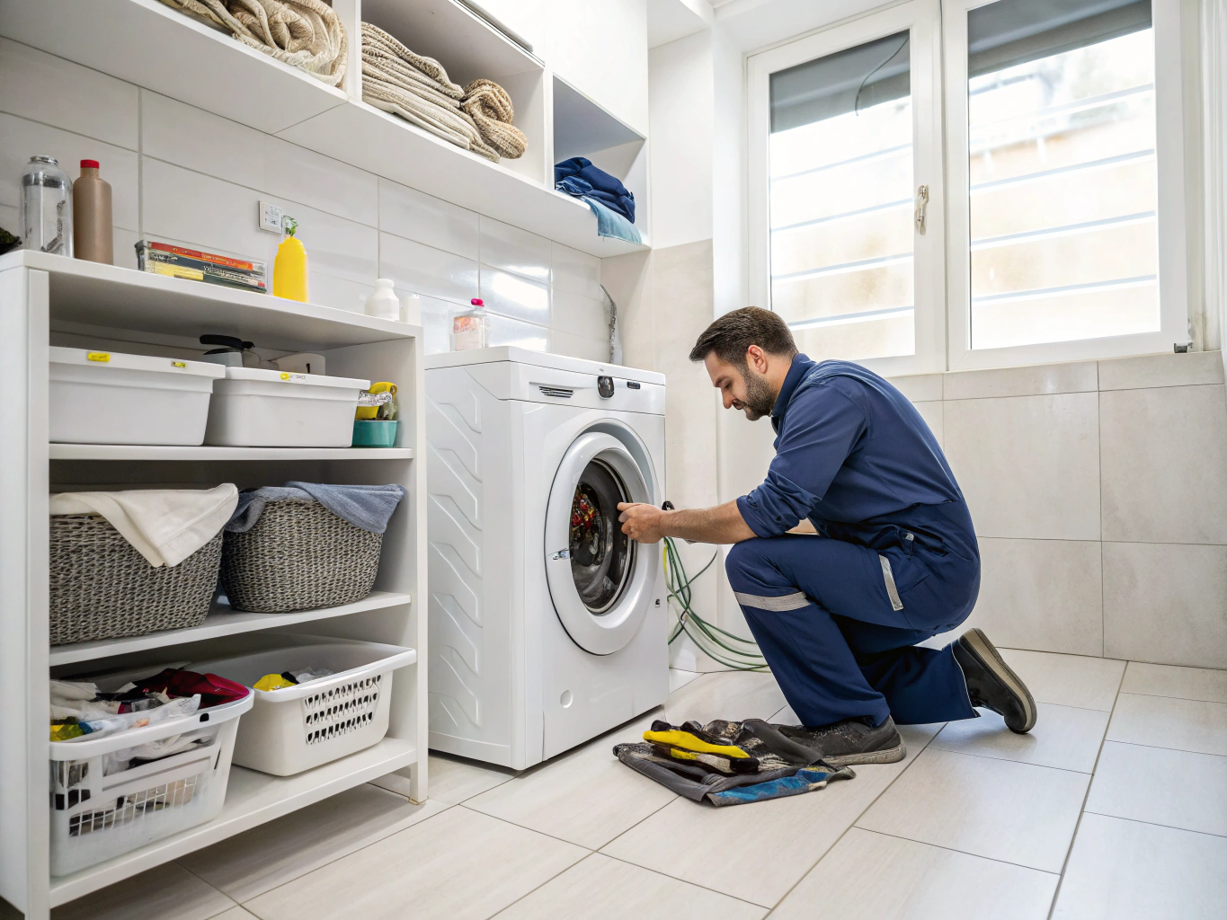 Maytag washer technician troubleshooting motor and drum assembly