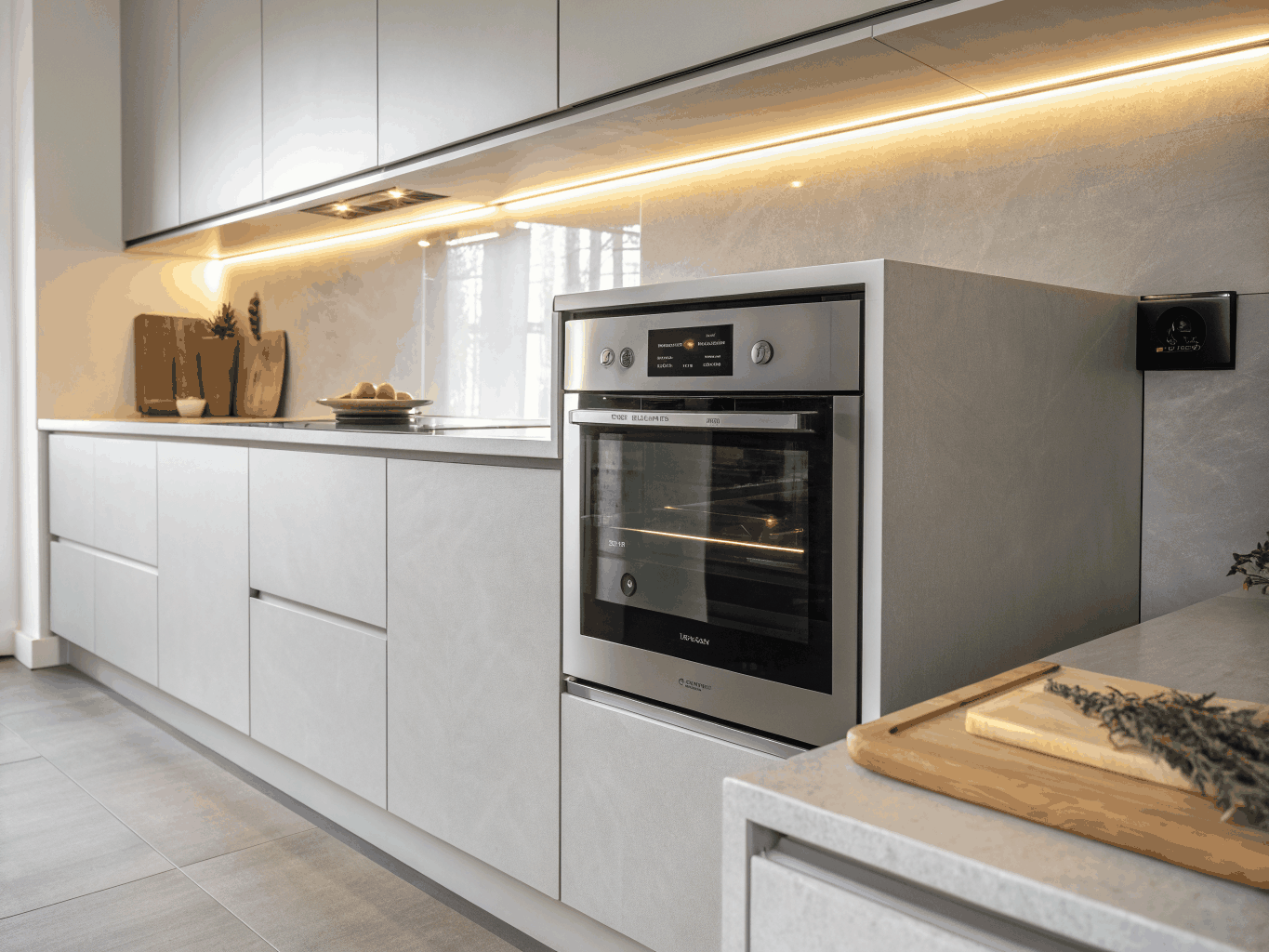 Wolf luxury integrated double wall convection oven